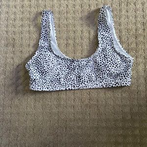 Dalmatian bikini top
